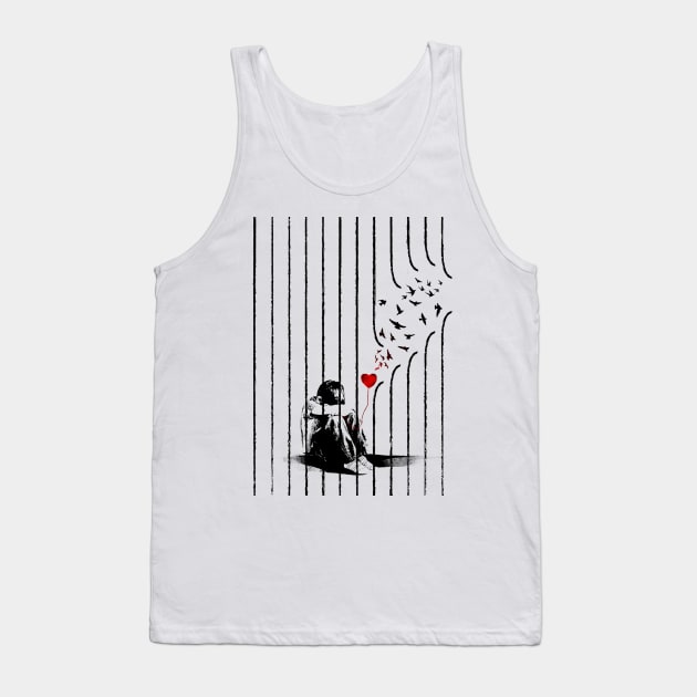 Break Free Tank Top by alexgrigorasart